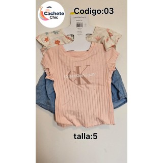Lindo set de 2 polos y shorts